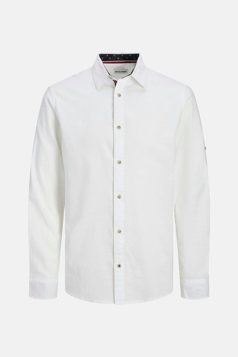 Chemise (manches longues) Blanc - PREMIUM BY JACK & JONES