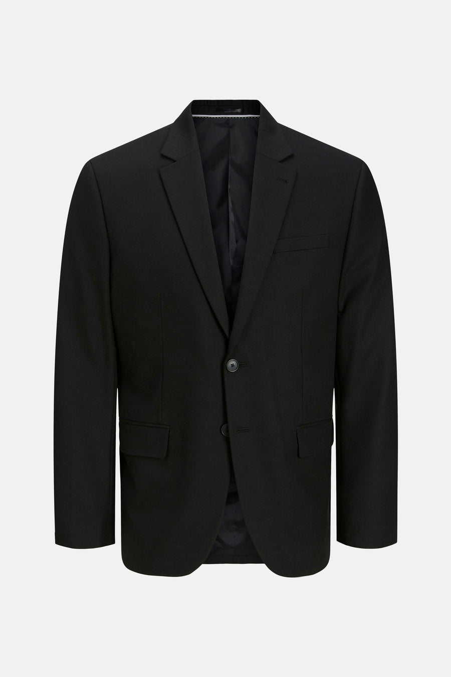 Blazer noir de PREMIUM by JACK & JONES, avec une coupe classique et deux poches avant.
