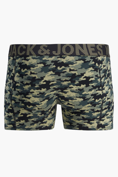 Boxer camouflage par Accessories by Jack & Jones, avec ceinture noire logotypée.