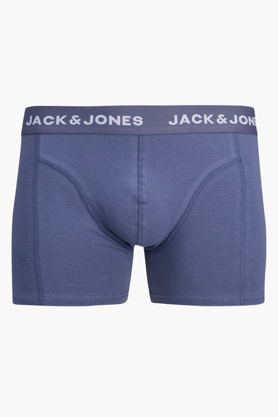 Boxer bleu de ACCESSORIES BY JACK & JONES, avec une ceinture élastique logotypée.