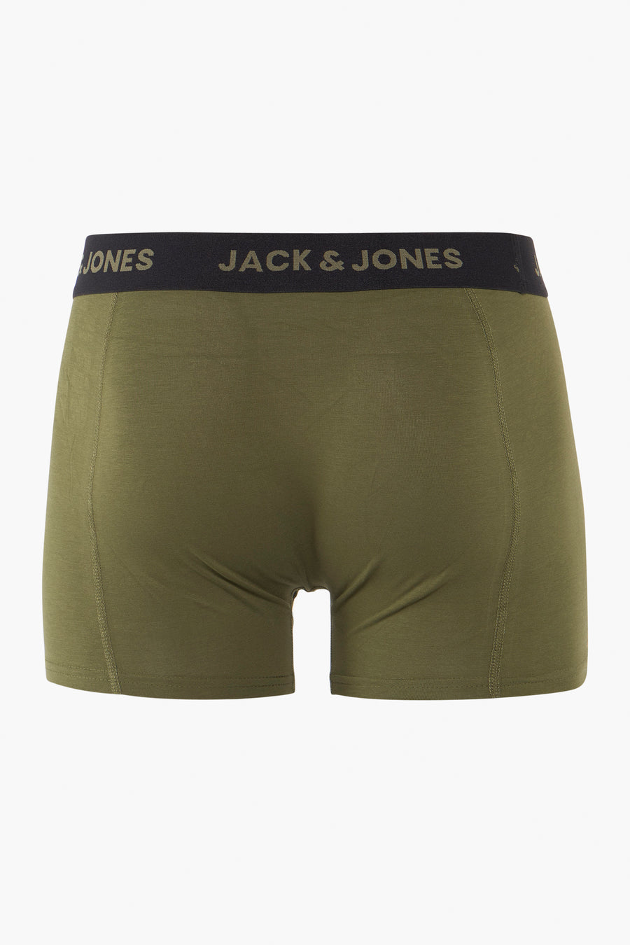 Boxer vert en maille par ACCESSORIES BY JACK & JONES, avec ceinture noire griffée.