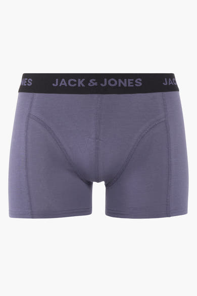 Boxer bleu ACCESSORIES BY JACK & JONES avec ceinture noire logotypée.