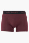Boxer rouge de ACCESSORIES BY JACK & JONES avec ceinture noire logotée.