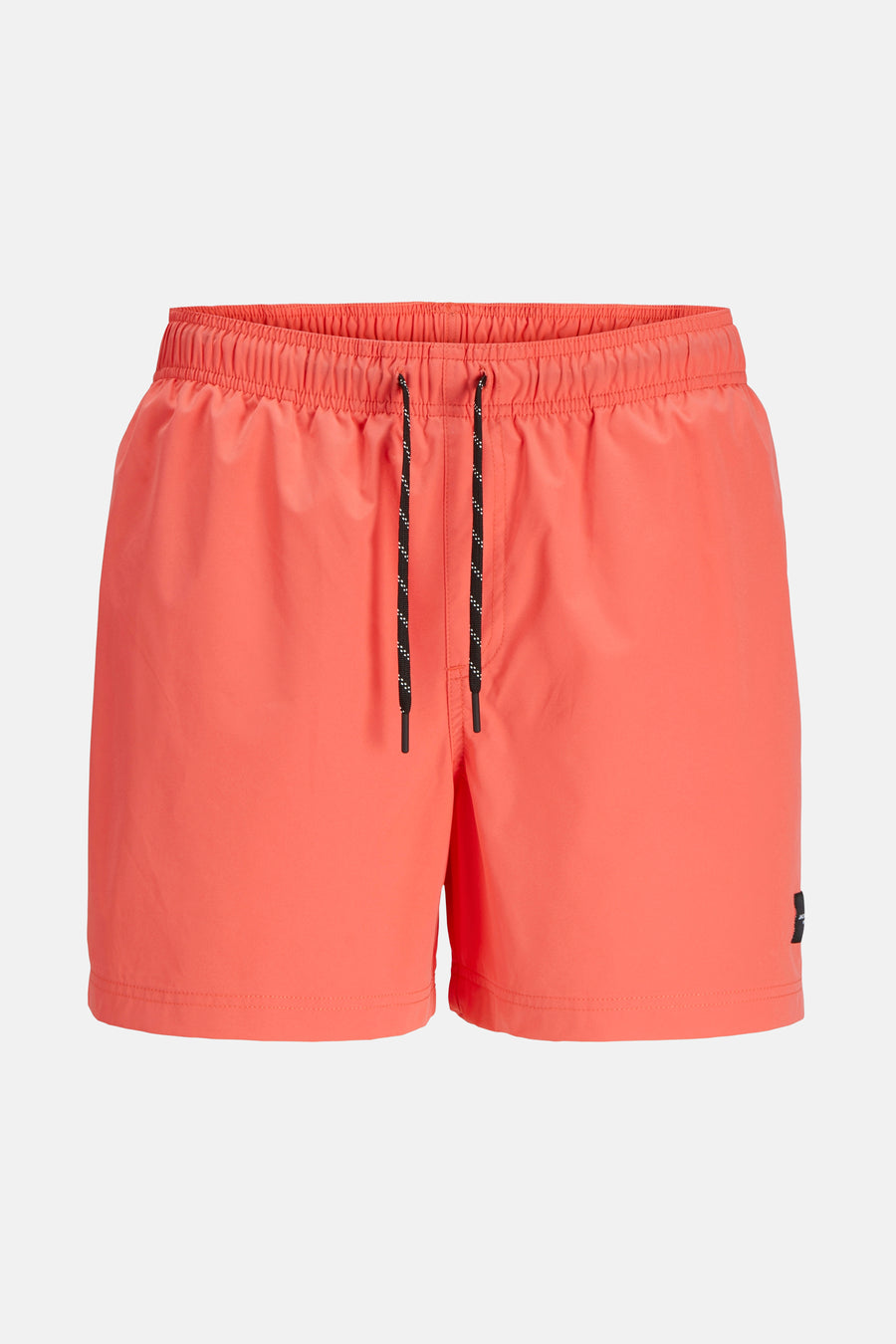 Short de bain rose de JACK & JONES JEANS INTELLIGENCE avec cordon de serrage noir et blanc.

