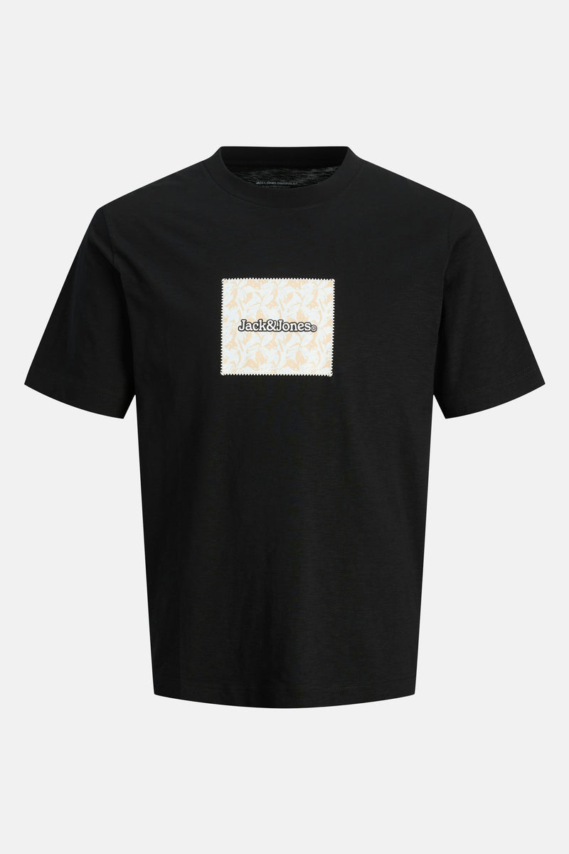 T-shirt (korte mouwen) Zwart - ORIGINALS BY JACK & JONES