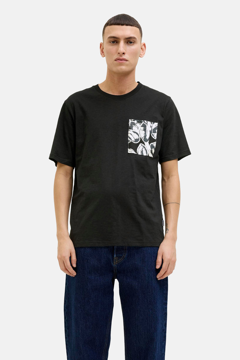 T-shirt (korte mouwen) Zwart - ORIGINALS BY JACK & JONES