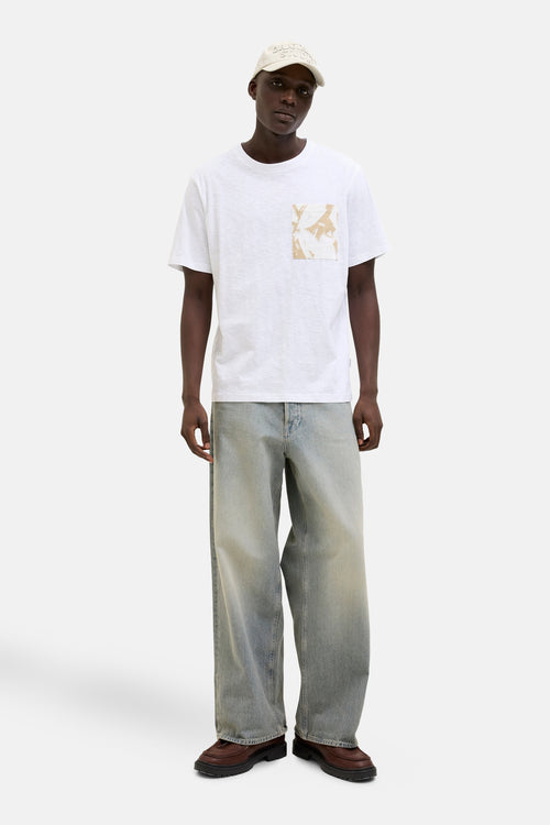 T-shirt (korte mouwen) Wit - ORIGINALS BY JACK & JONES