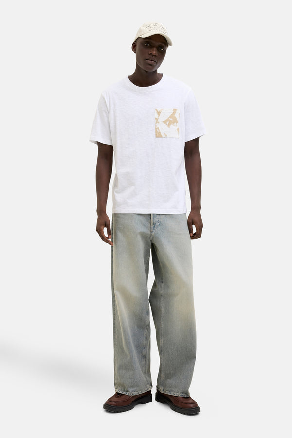 T-shirt (korte mouwen) Wit - ORIGINALS BY JACK & JONES