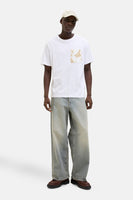 T-shirt (korte mouwen) Wit - ORIGINALS BY JACK & JONES