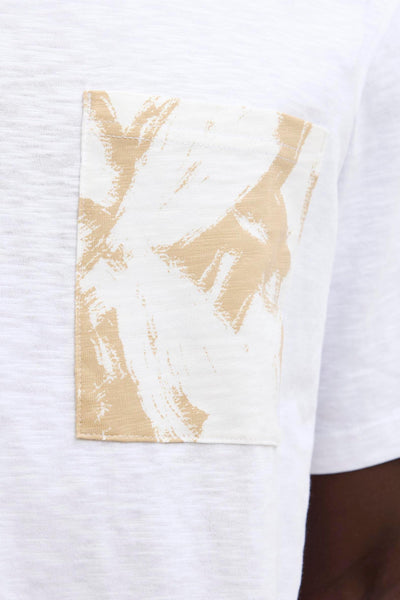 T-shirt (korte mouwen) Wit - ORIGINALS BY JACK & JONES