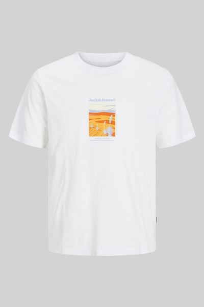 T-shirt (korte mouwen) Wit - ORIGINALS BY JACK & JONES