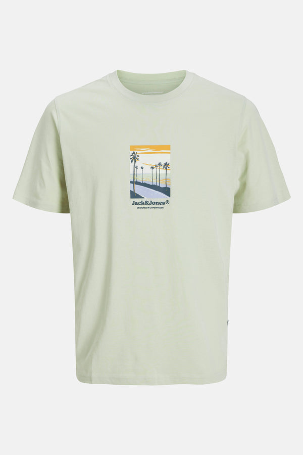 T-shirt (korte mouwen) Groen - ORIGINALS BY JACK & JONES