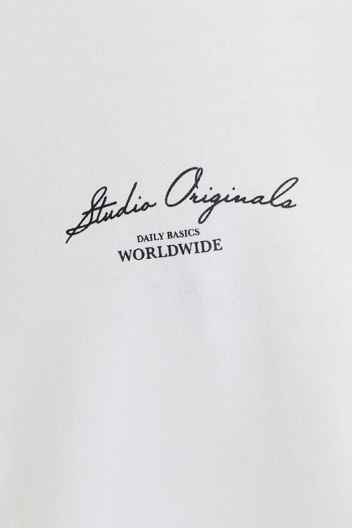 T-shirt (manches courtes) Blanc - ORIGINALS BY JACK & JONES