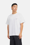 Wit T-shirt met korte mouwen van Originals By Jack & Jones, met discrete opdruk.