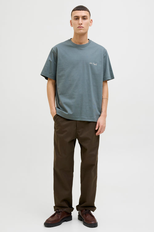 T-shirt (korte mouwen) Grijs - ORIGINALS BY JACK & JONES