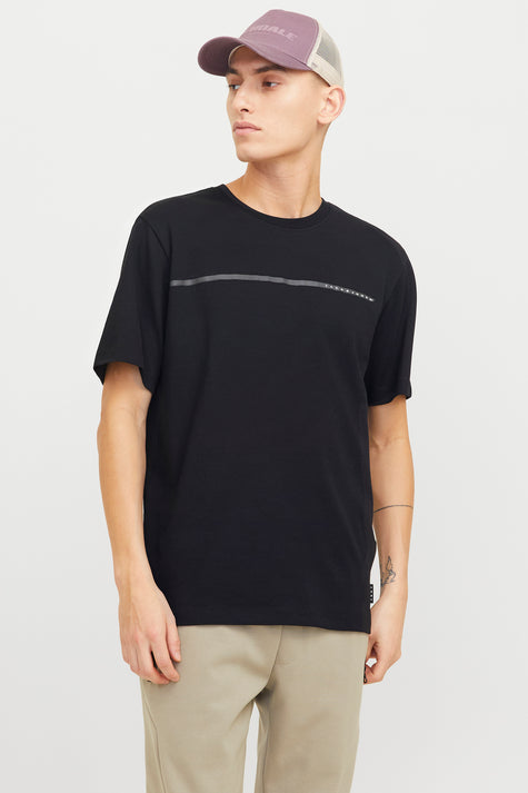 T-shirt (manches courtes) Noir - JACK & JONES