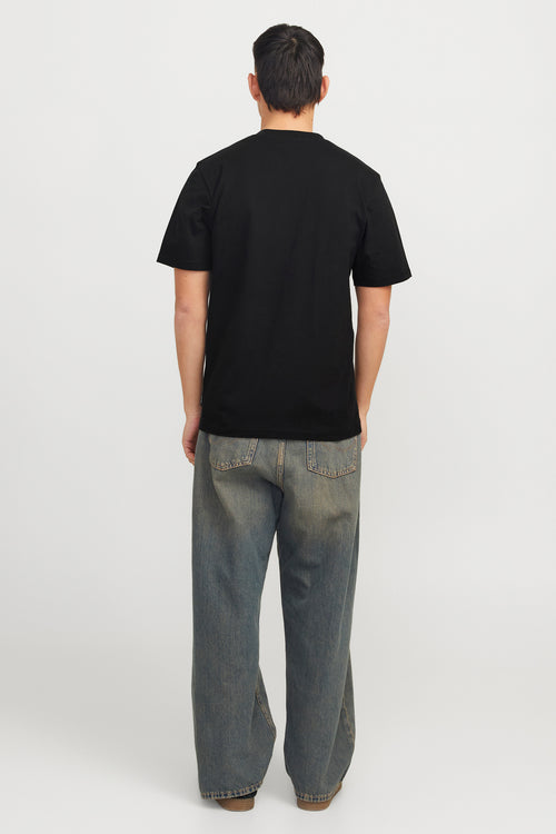 T-shirt (korte mouwen) Zwart - ORIGINALS BY JACK & JONES