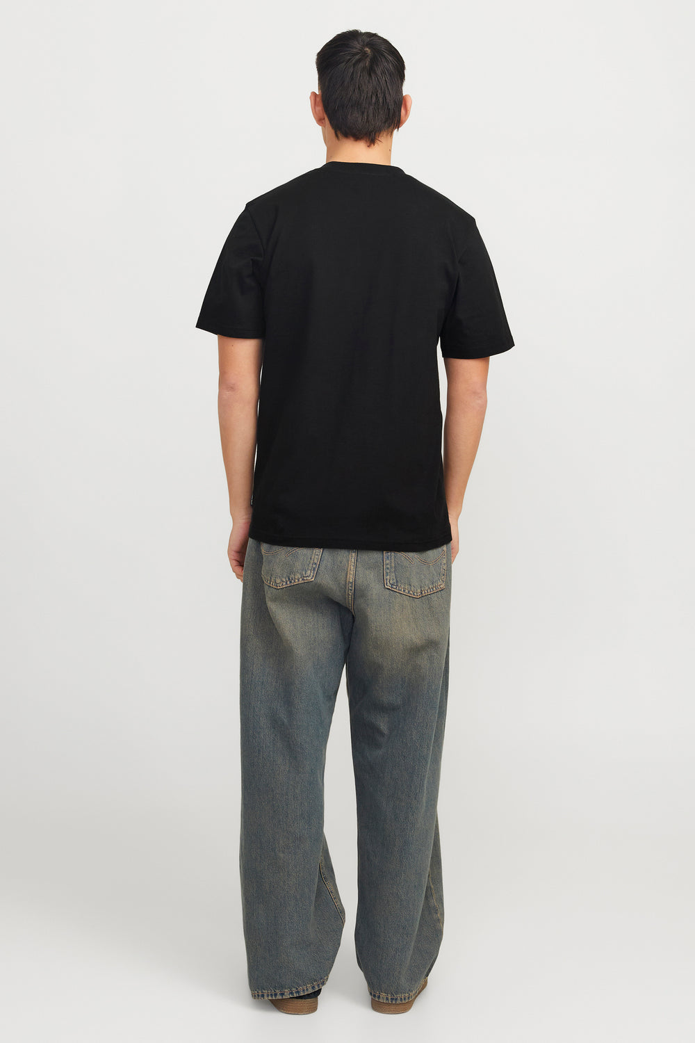 T-shirt (korte mouwen) Zwart - ORIGINALS BY JACK & JONES