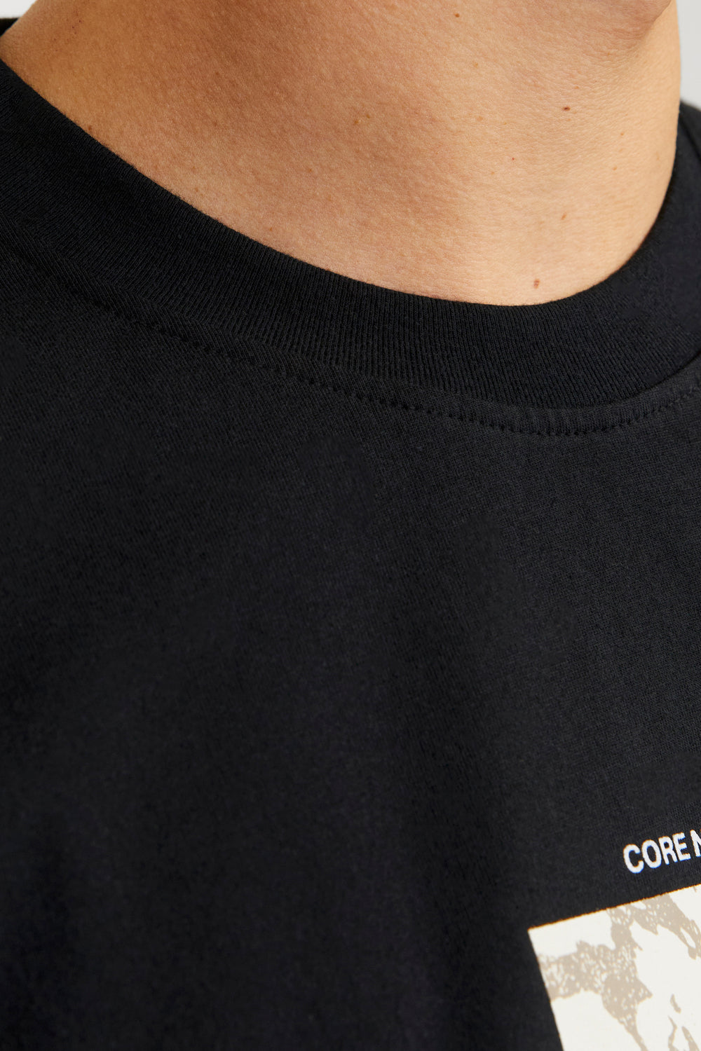 T-shirt (korte mouwen) Zwart - ORIGINALS BY JACK & JONES