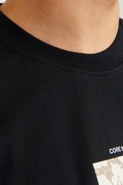 T-shirt (korte mouwen) Zwart - ORIGINALS BY JACK & JONES