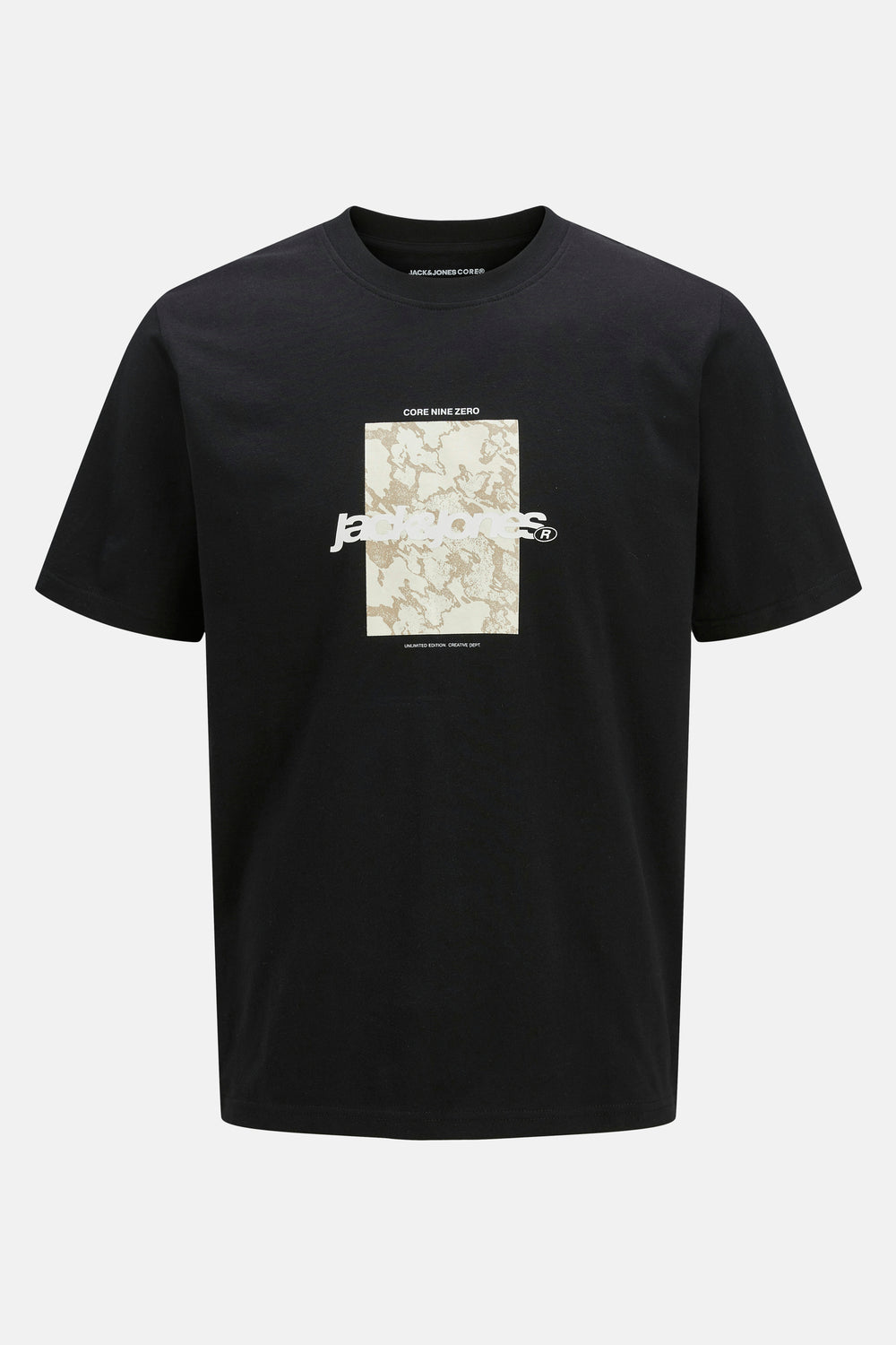 T-shirt (korte mouwen) Zwart - ORIGINALS BY JACK & JONES