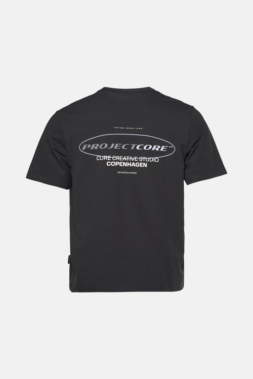 T-shirt (korte mouwen) Zwart - ORIGINALS BY JACK & JONES