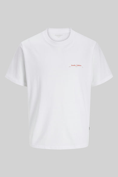 T-shirt (korte mouwen) Wit - ORIGINALS BY JACK & JONES
