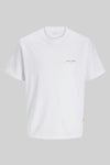 Wit T-shirt met korte mouwen van ORIGINALS BY JACK & JONES met "Studio Edition" logo.
