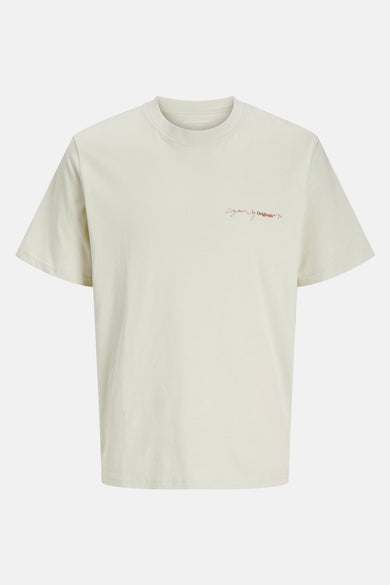 T-shirt (manches courtes) Écru - ORIGINALS BY JACK & JONES