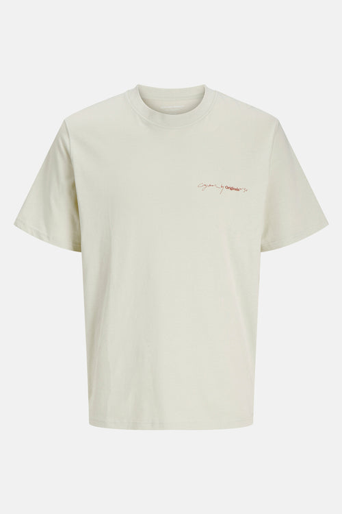 T-shirt (korte mouwen) Ecru - ORIGINALS BY JACK & JONES