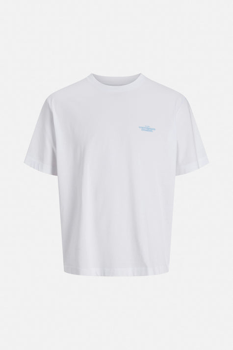 T-shirt (korte mouwen) Wit - ORIGINALS BY JACK & JONES