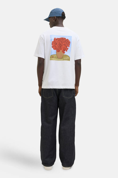 T-shirt (korte mouwen) Wit - ORIGINALS BY JACK & JONES