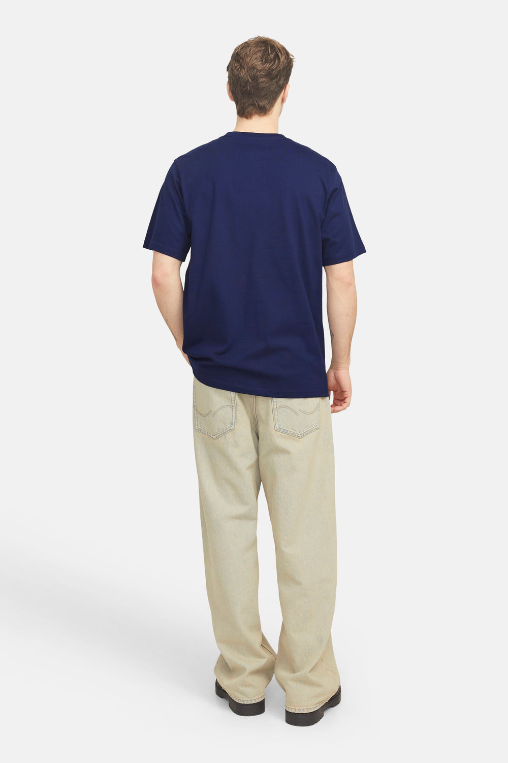 T-shirt (korte mouwen) Blauw - ORIGINALS BY JACK & JONES