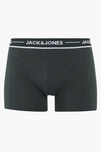 Groene boxer van ACCESSORIES BY JACK & JONES, met een elastische tailleband met merklogo.
