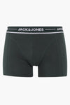 Groene boxer van ACCESSORIES BY JACK & JONES, met een elastische tailleband met merklogo.