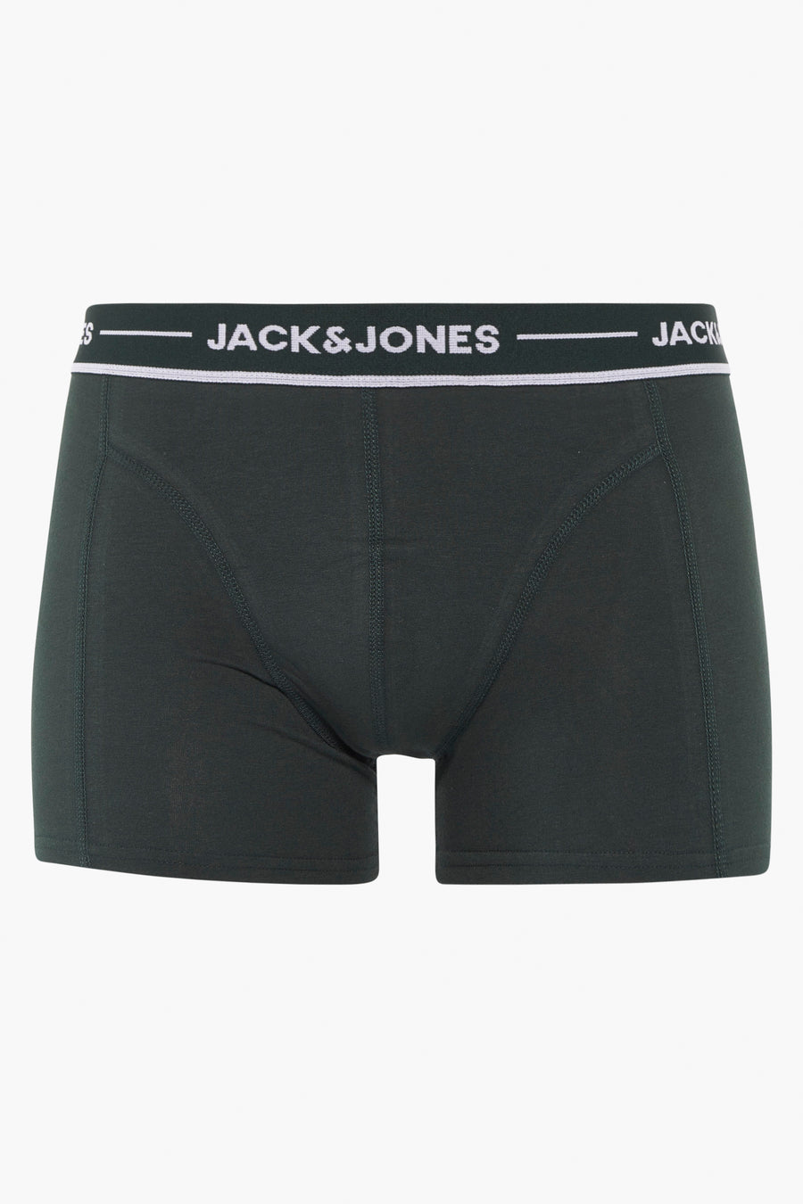 Groene boxer van ACCESSORIES BY JACK & JONES, met een elastische tailleband met merklogo.
