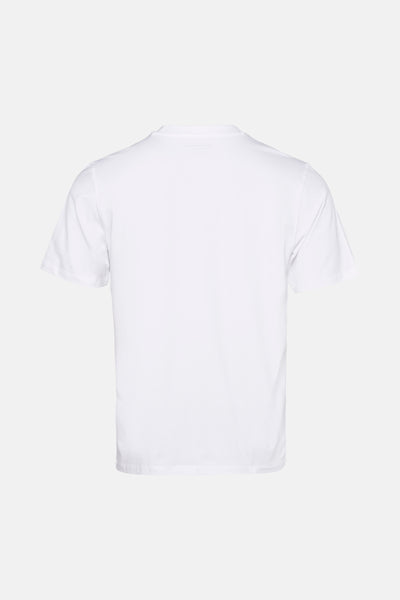 T-shirt blanc à manches courtes de JACK & JONES, vue arrière sur fond uni.