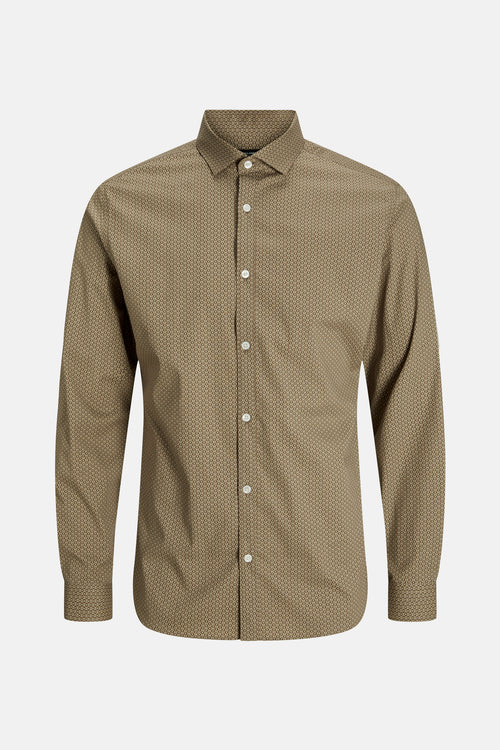 Hemd (lange mouwen) Bruin - PREMIUM BY JACK & JONES