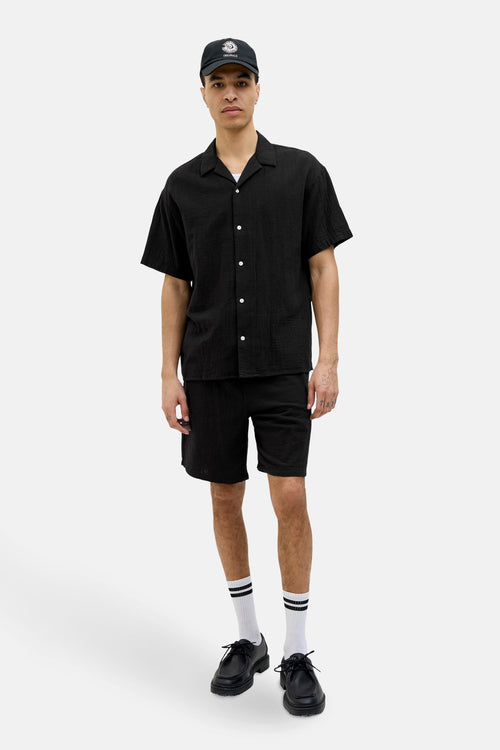 Chemise (manches courtes) Noir - ORIGINALS BY JACK & JONES