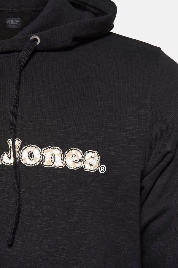 Sweater met kap Zwart - JACK & JONES