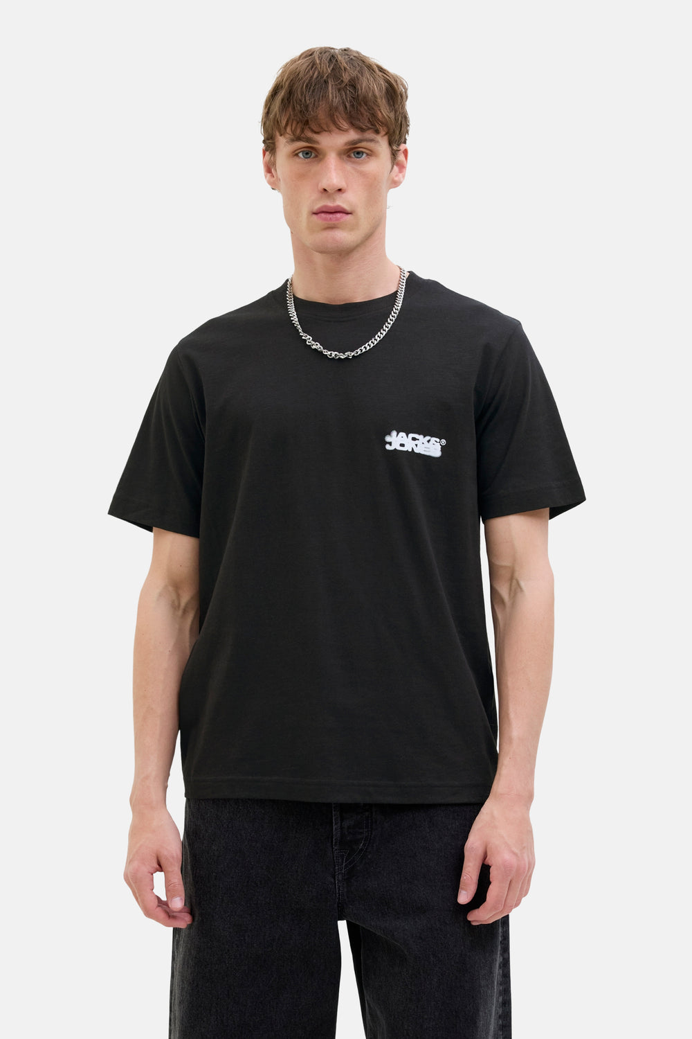 JCOSAGO LOGO SLUB TEE SS CREW NECK LN