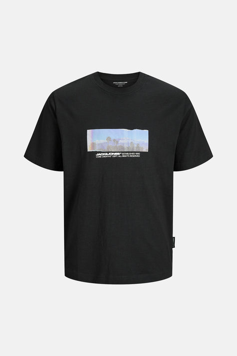 T-shirt (korte mouwen) Zwart - JACK & JONES