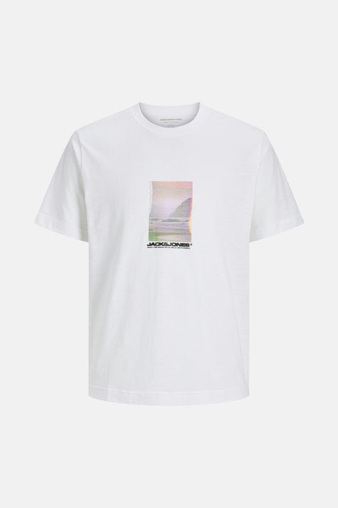 T-shirt (korte mouwen) Wit - JACK & JONES