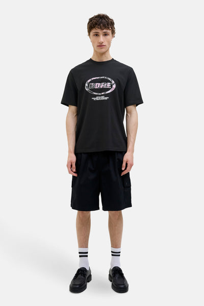 T-shirt (korte mouwen) Zwart - ORIGINALS BY JACK & JONES