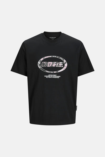 T-shirt (korte mouwen) Zwart - ORIGINALS BY JACK & JONES
