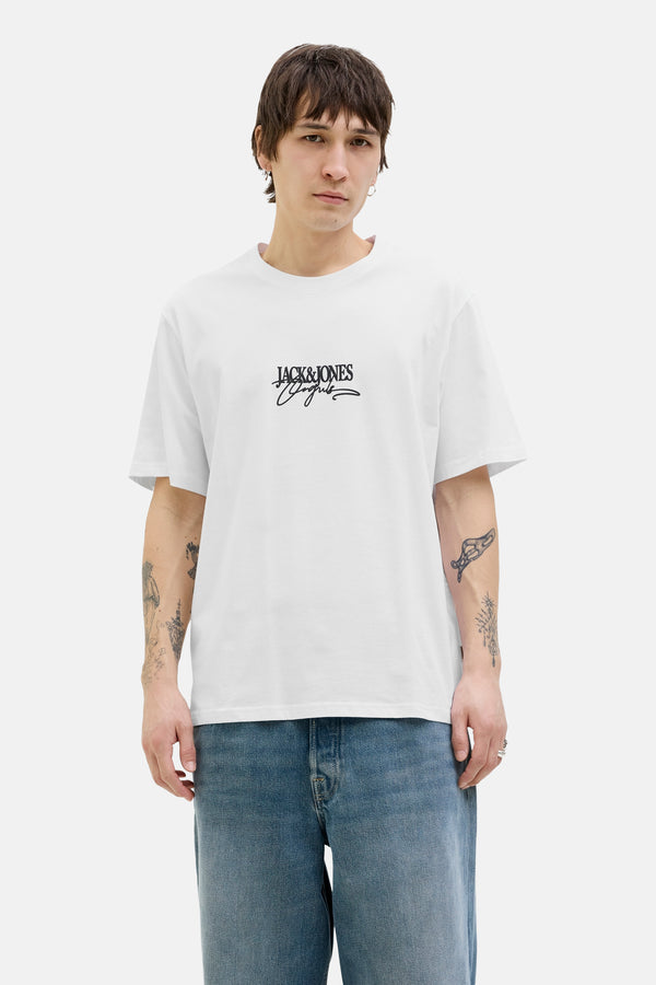 T-shirt (korte mouwen) Wit - ORIGINALS BY JACK & JONES