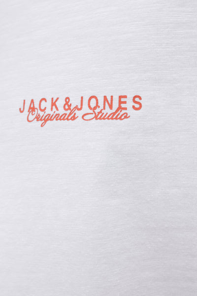 T-shirt (korte mouwen) Wit - JACK & JONES