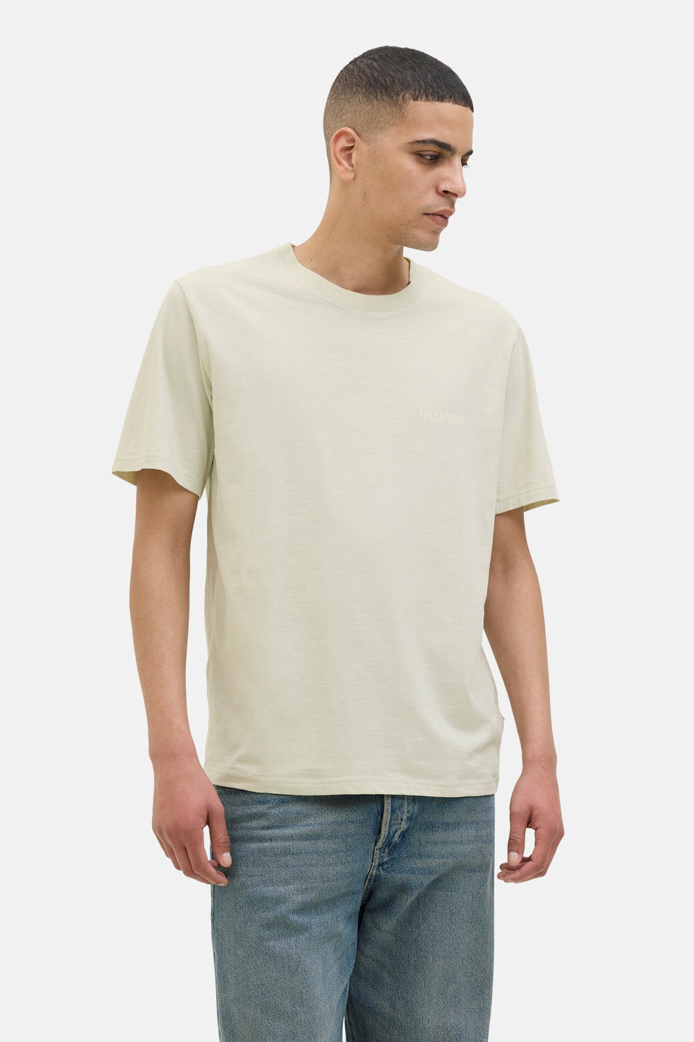T-shirt (korte mouwen) Beige - JACK & JONES
