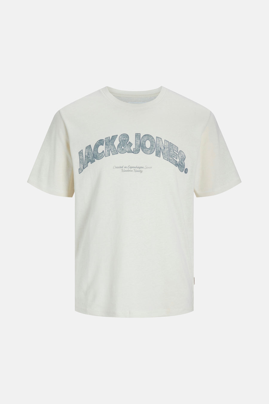 T-shirt jaune à manches courtes Originals by Jack & Jones, avec un imprimé logo sur la poitrine.