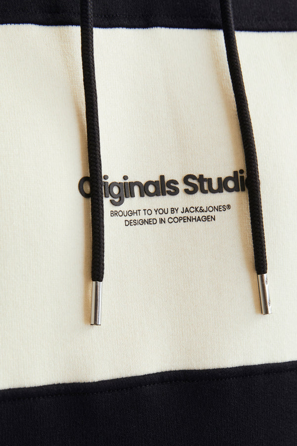 Pull à capuche Noir - ORIGINALS BY JACK & JONES